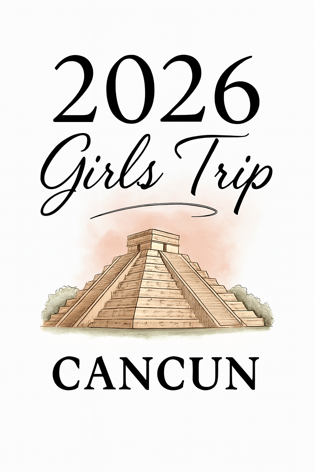 Custom girls trip shirt design example