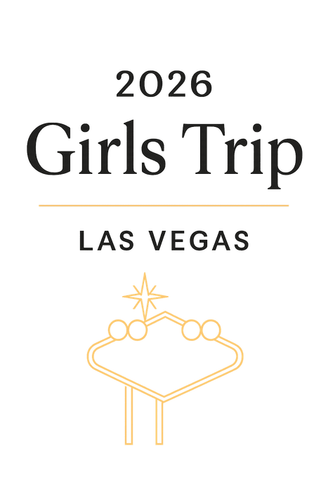 Minimalist Las Vegas girls trip shirt design featuring the Welcome to Fabulous Las Vegas sign